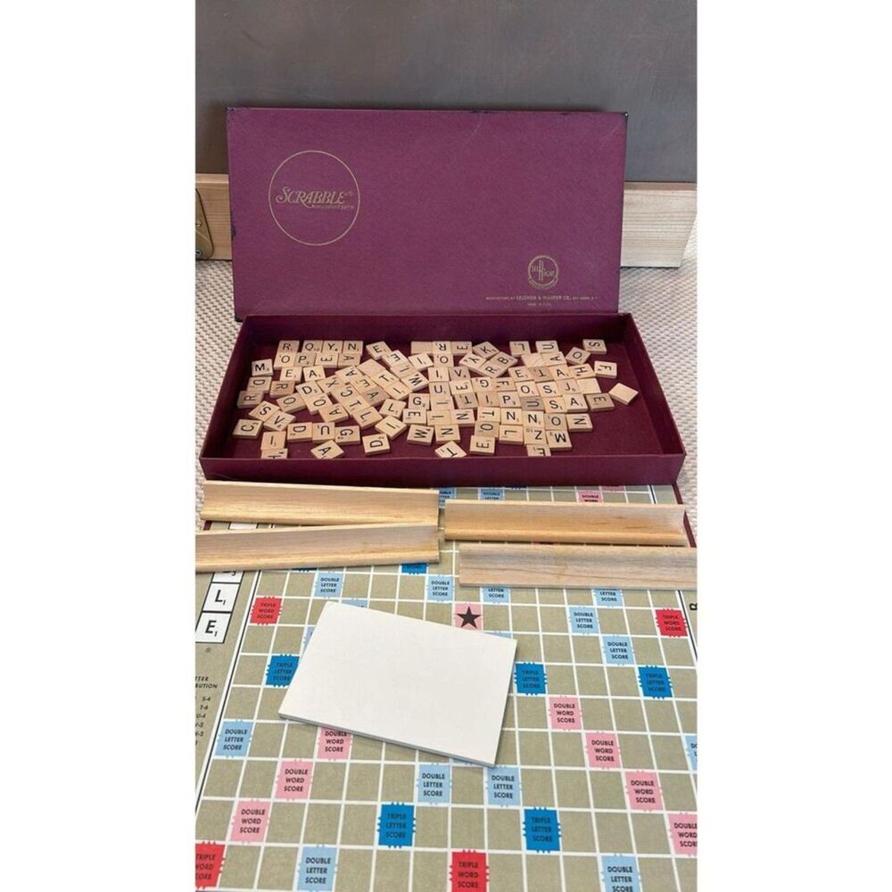 Vintage 1953 Scrabble Board Game
